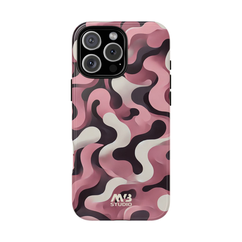 Pink Camouflage Tough iPhone Case - MVB STUDIO STORE