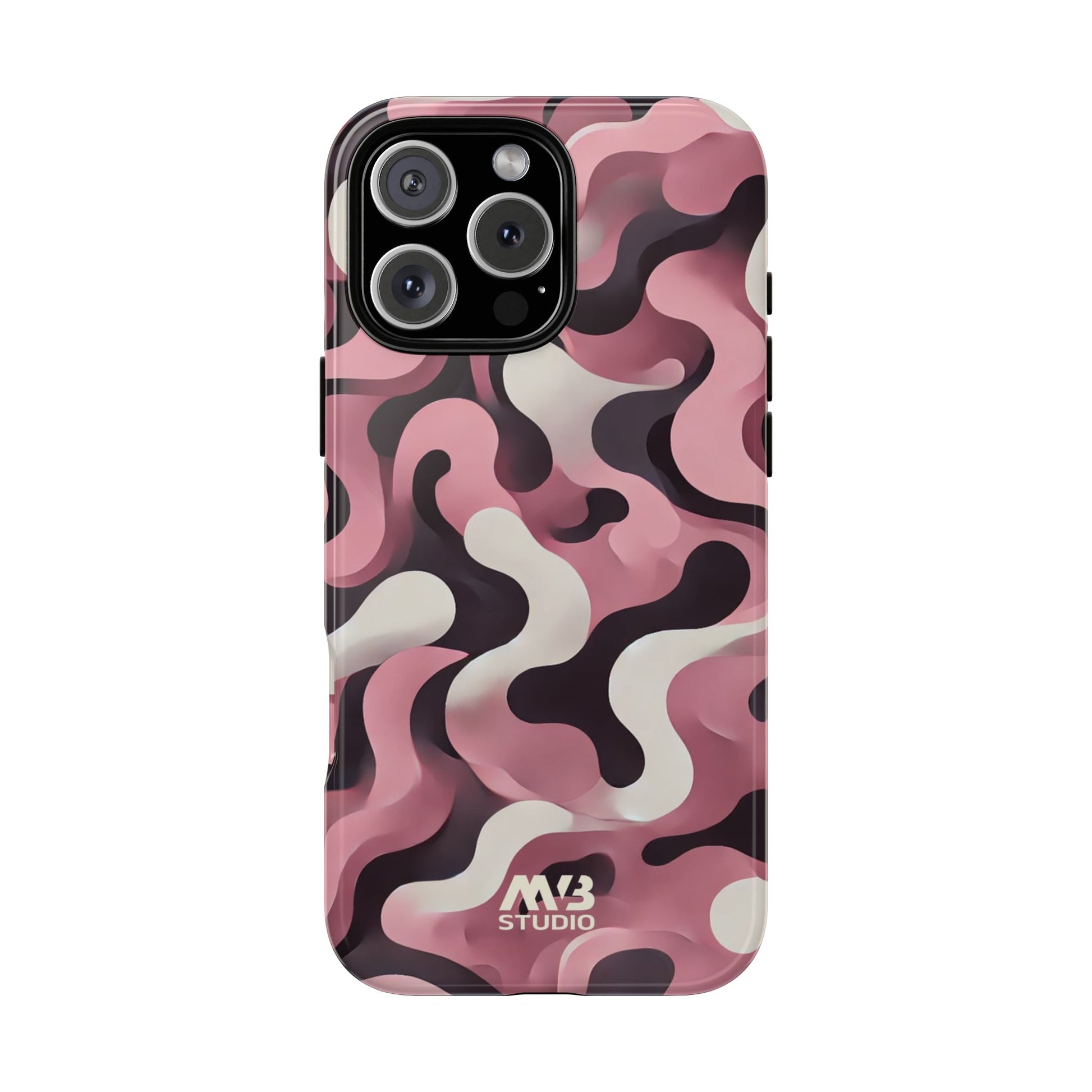 Pink Camouflage Tough iPhone Case