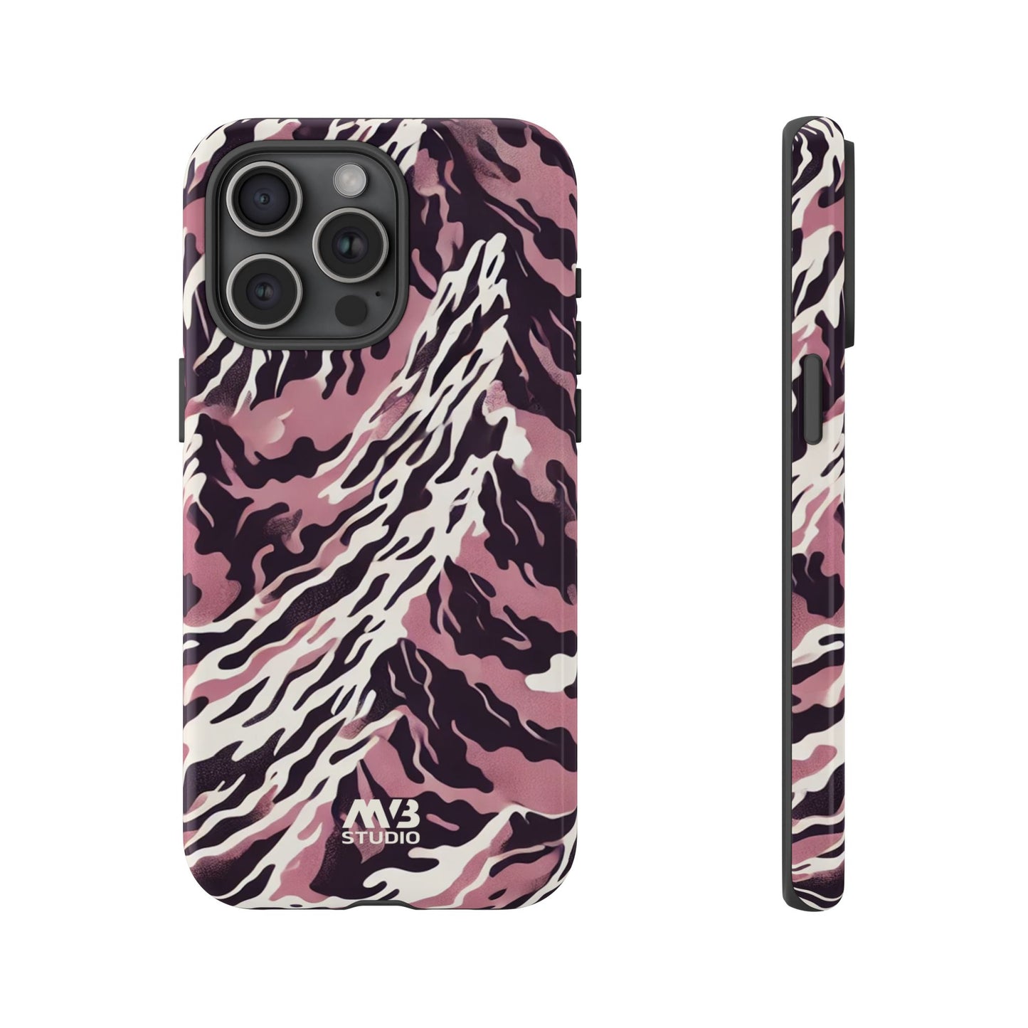 Pink Camo Tough Phone Case - iPhone