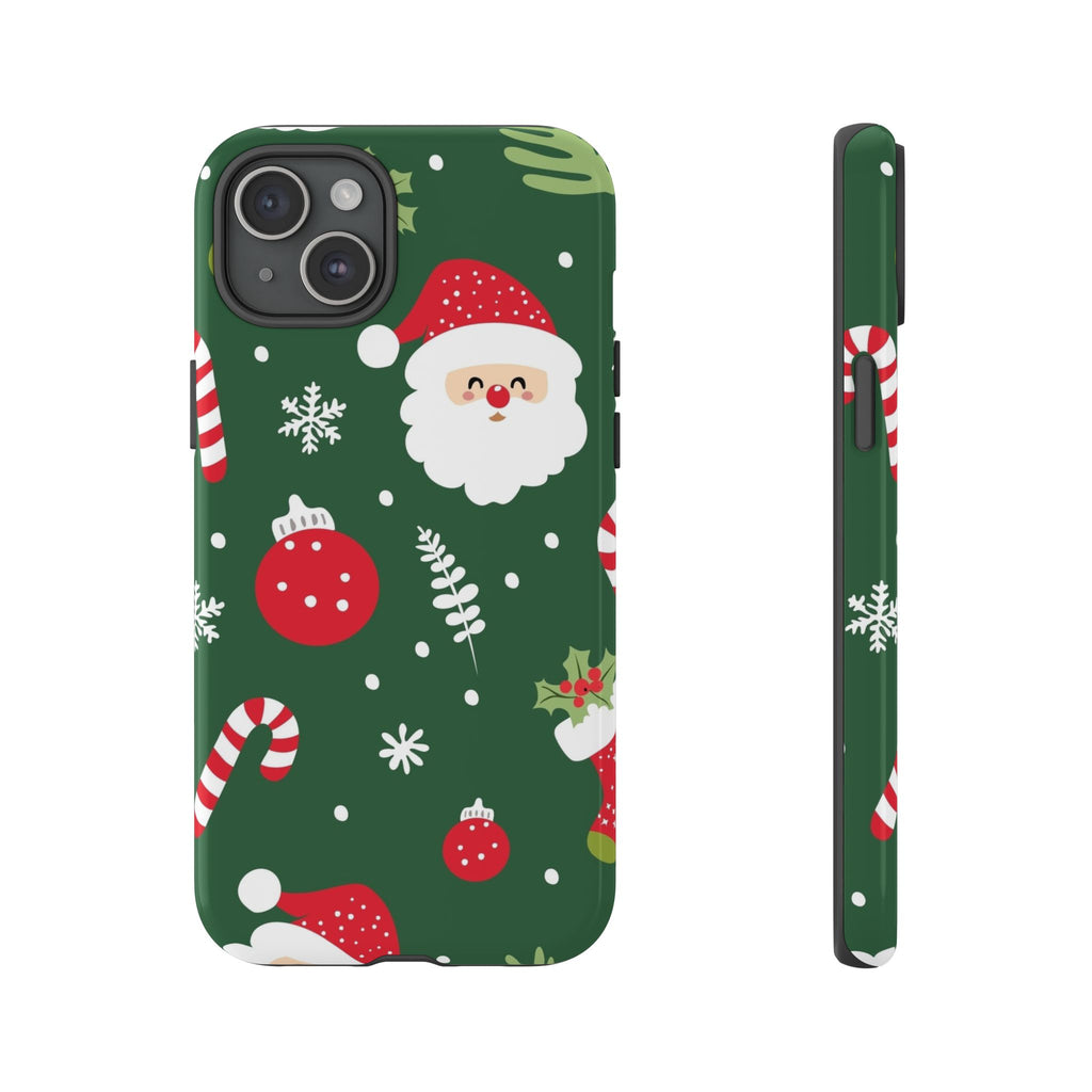 Green Christmas Tough iPhone Case - MVB STUDIO STORE
