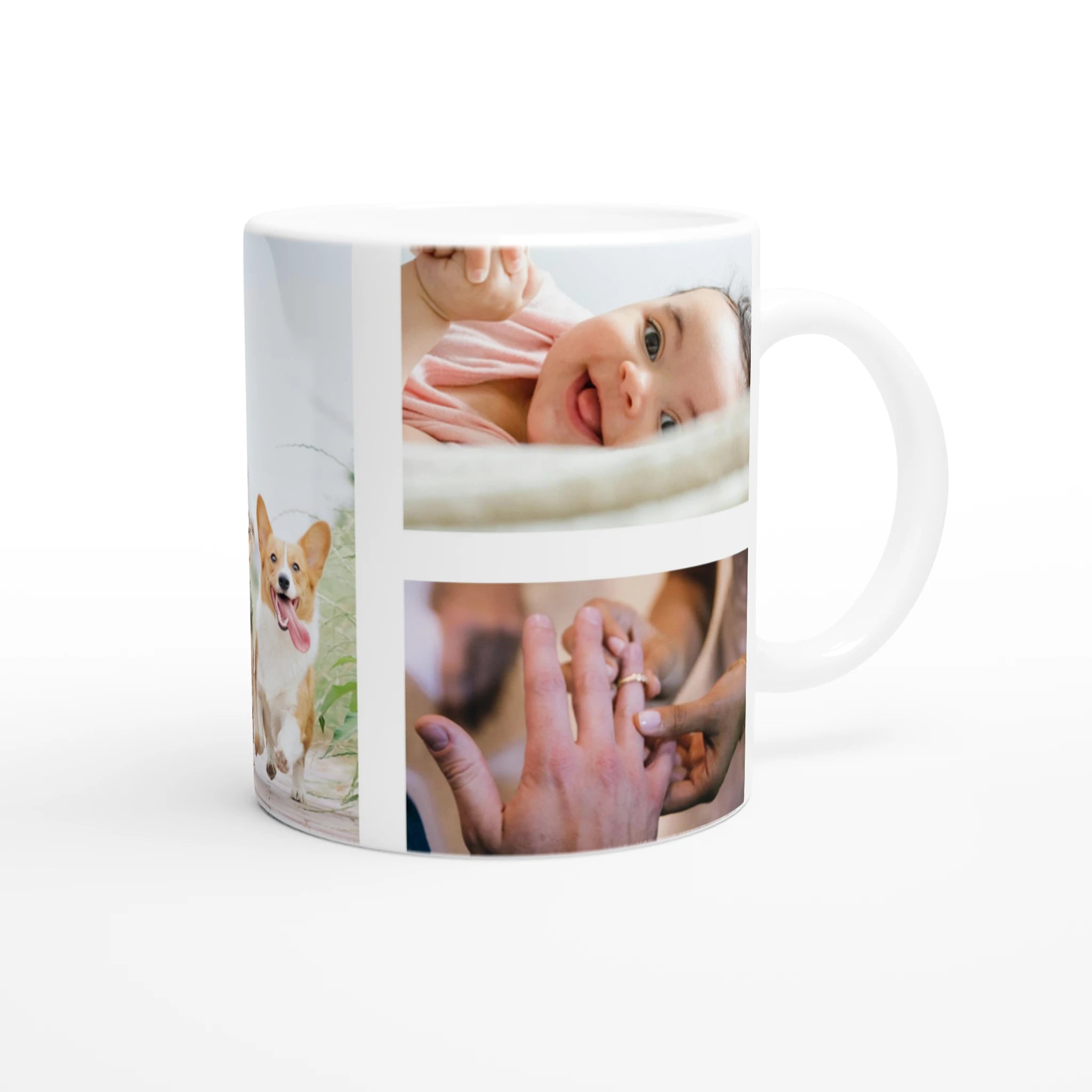 Five Images Personalised Ceramic Mug - 11oz