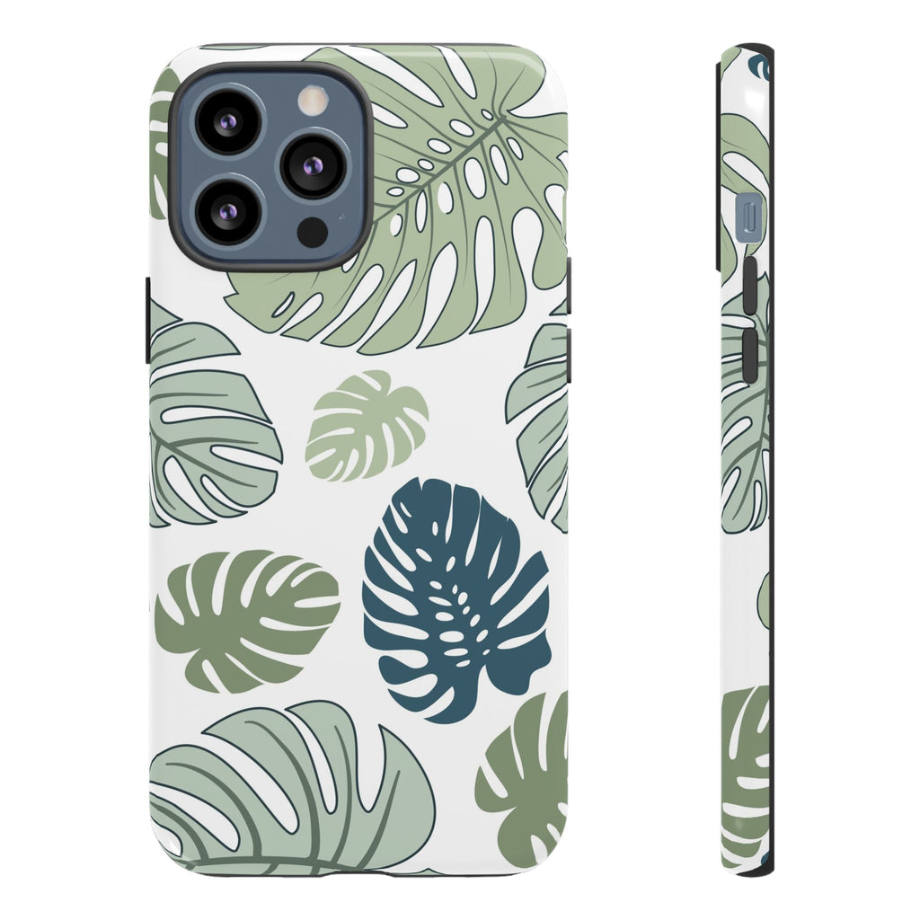 Monstera Leaves Tough iPhone Case - MVB STUDIO STORE