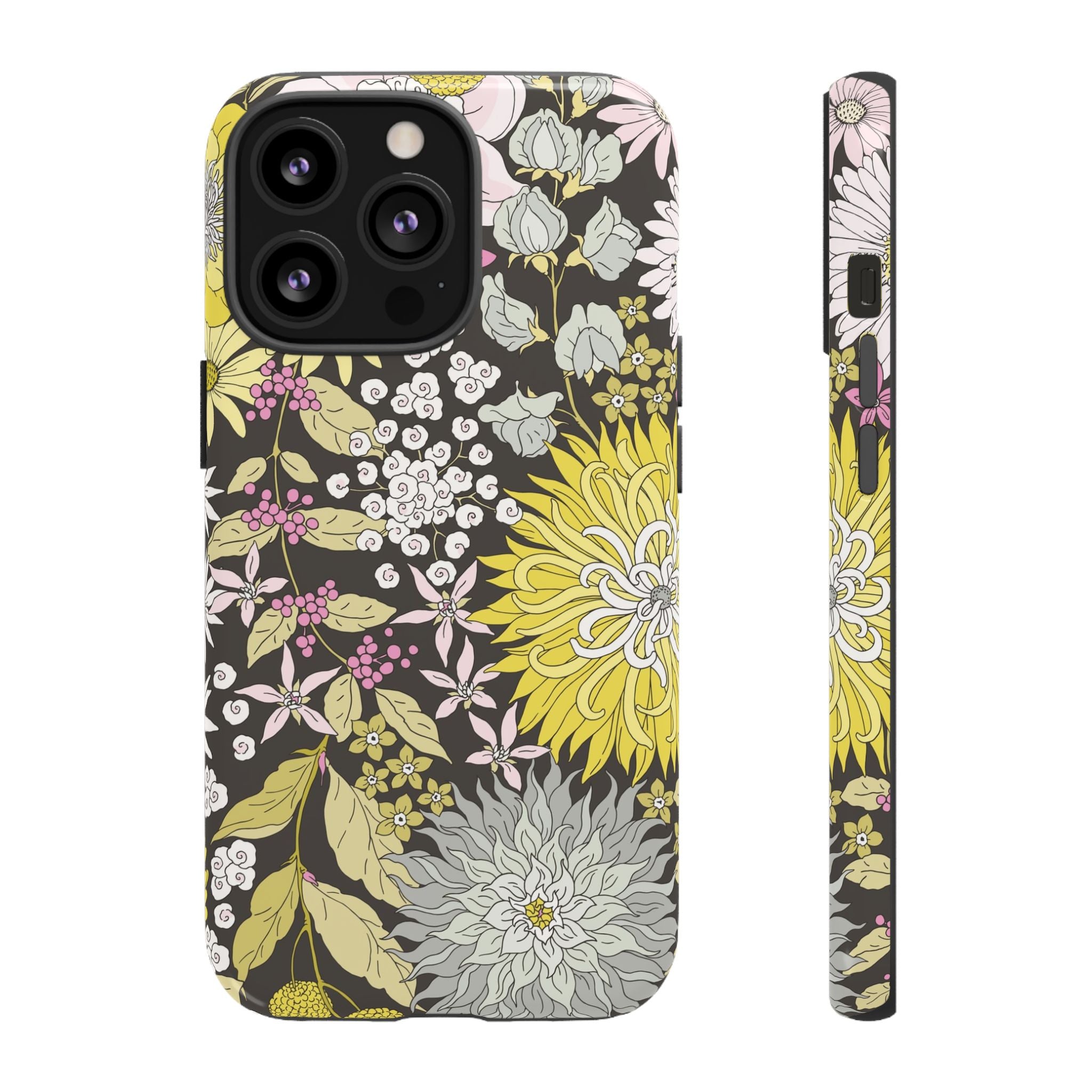 Vintage Floral Tough iPhone Case - MVB STUDIO STORE