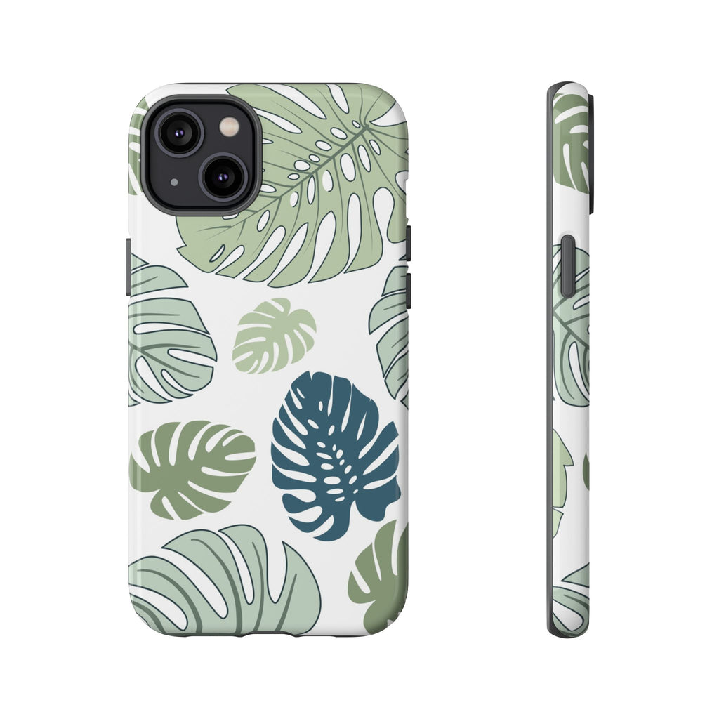 Monstera Leaves Tough iPhone Case - MVB STUDIO STORE