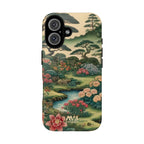 Japanese Botanical Garden Tough iPhone Case - MVB STUDIO STORE