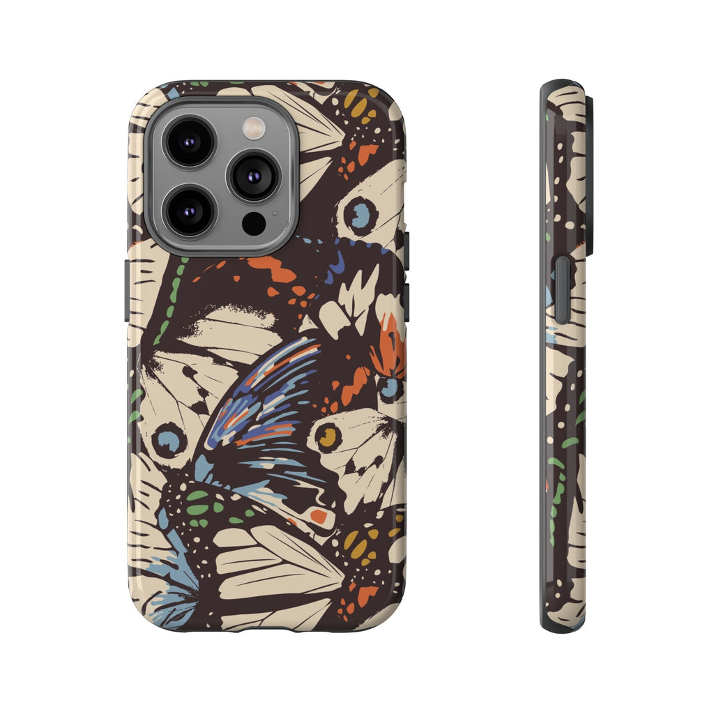 Retro Butterflies Tough iPhone Case - MVB STUDIO STORE
