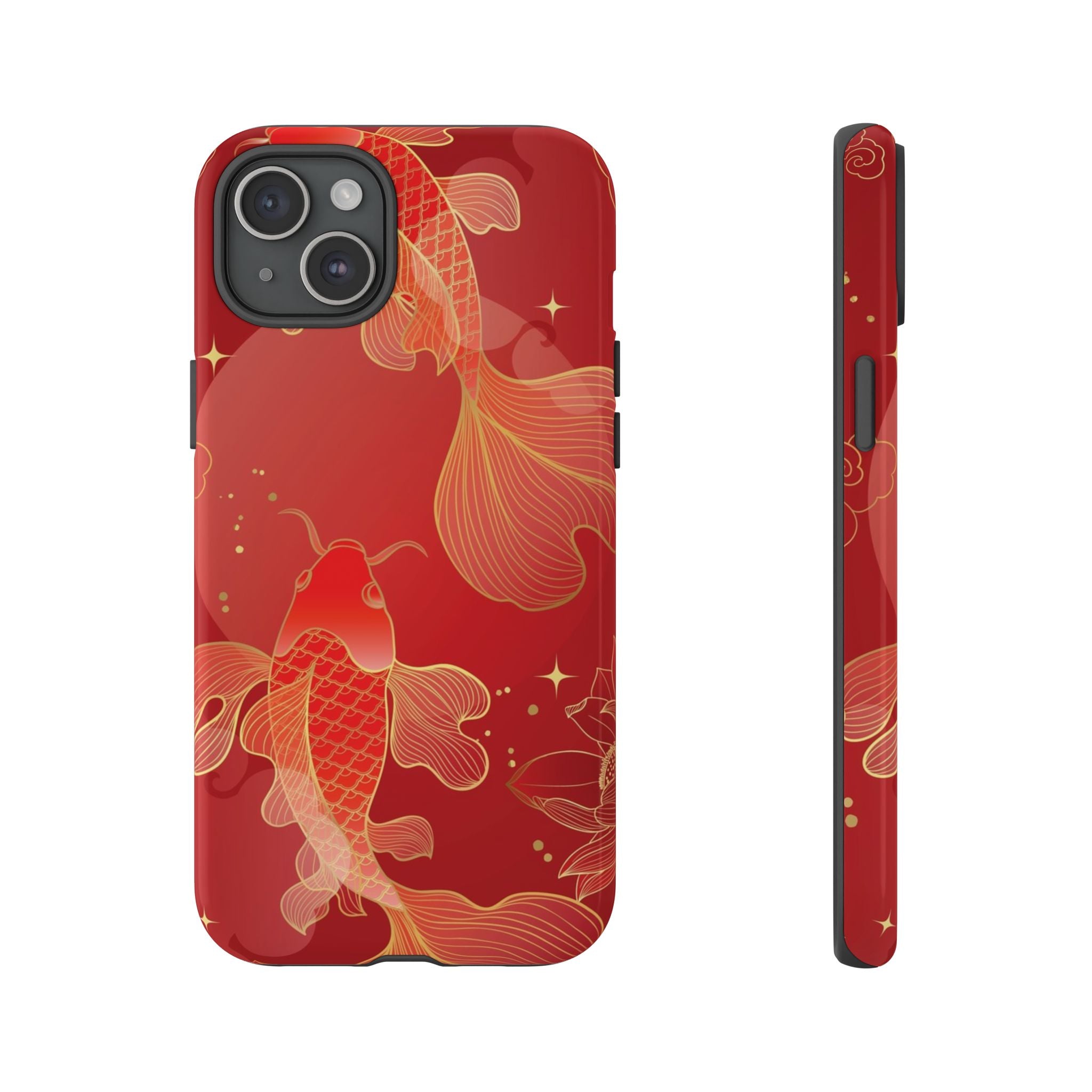 Red Koi Tough iPhone Case - MVB STUDIO STORE