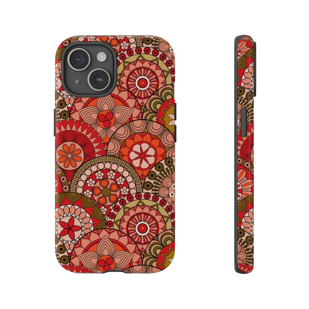 Boho Mandala Flower Tough iPhone Case - MVB STUDIO STORE