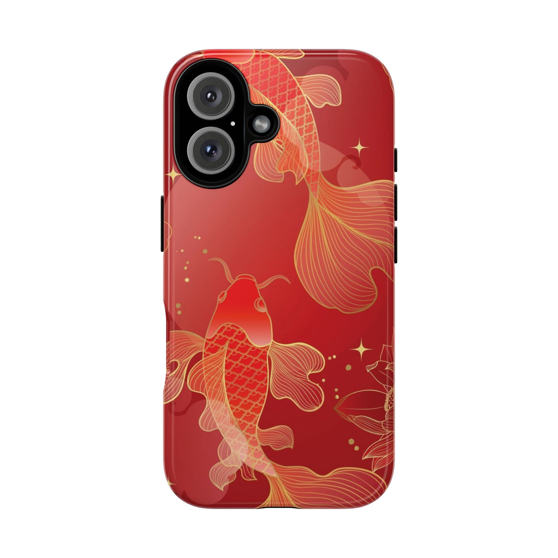 Red Koi Tough iPhone Case - MVB STUDIO STORE