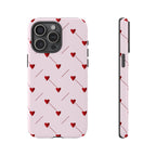 Pink Hearts Tough iPhone Case - MVB STUDIO STORE