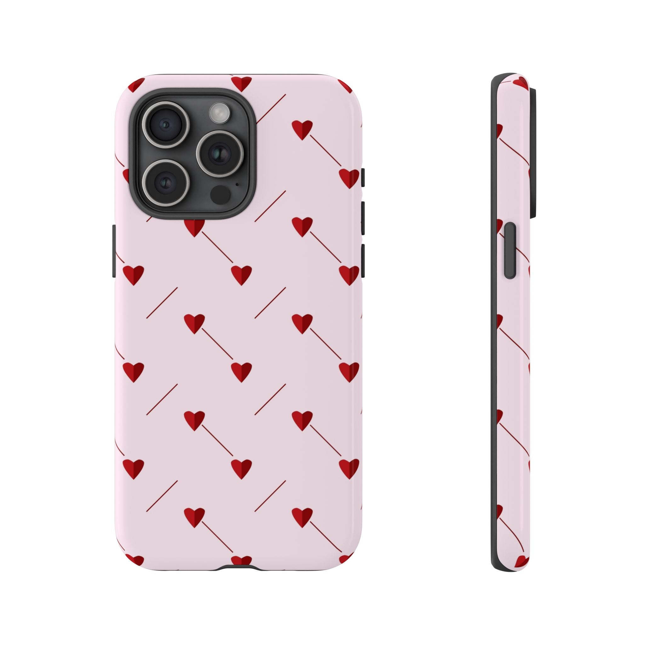Pink Hearts Tough iPhone Case - MVB STUDIO STORE