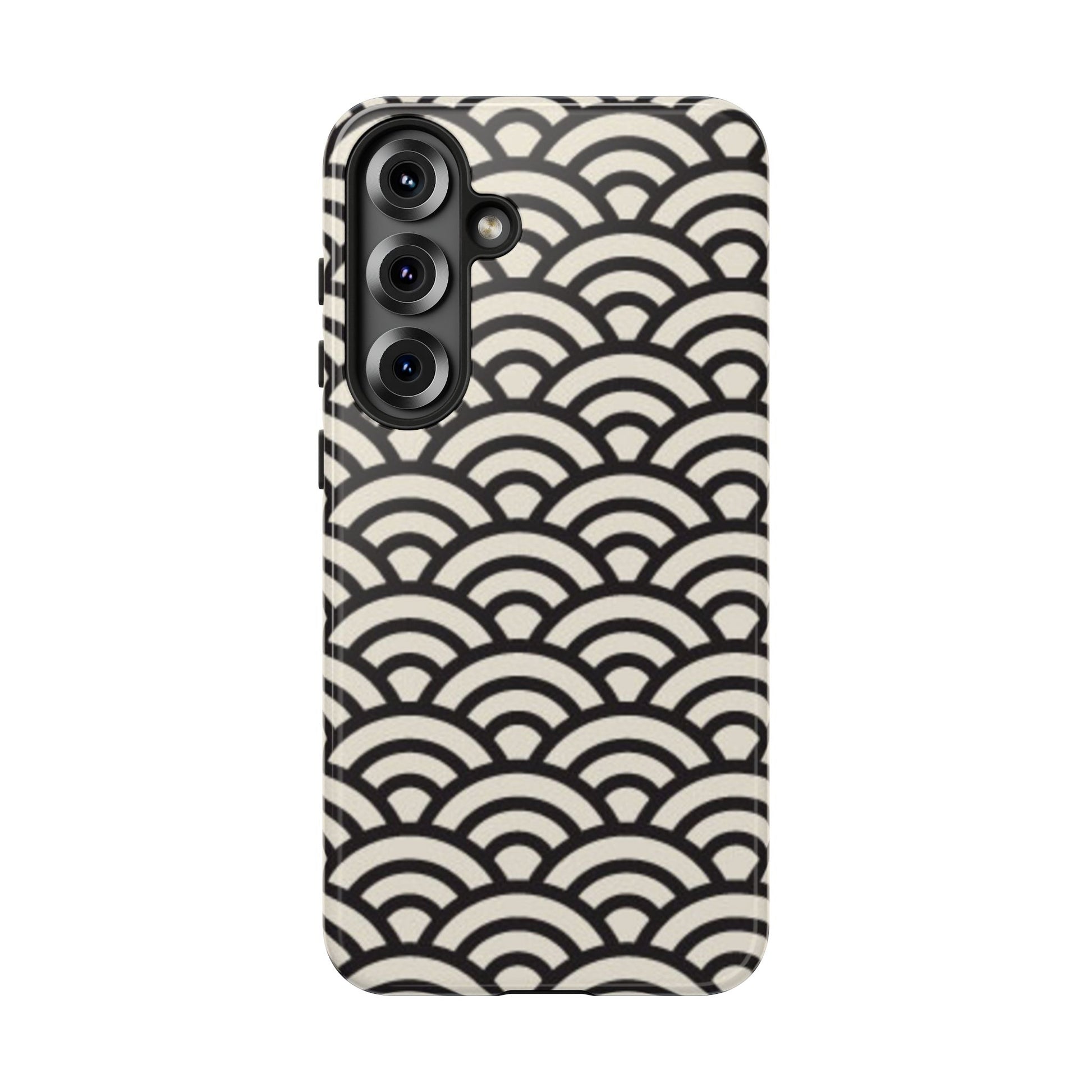 Japanese Wave Pattern Tough Samsung Phone Case
