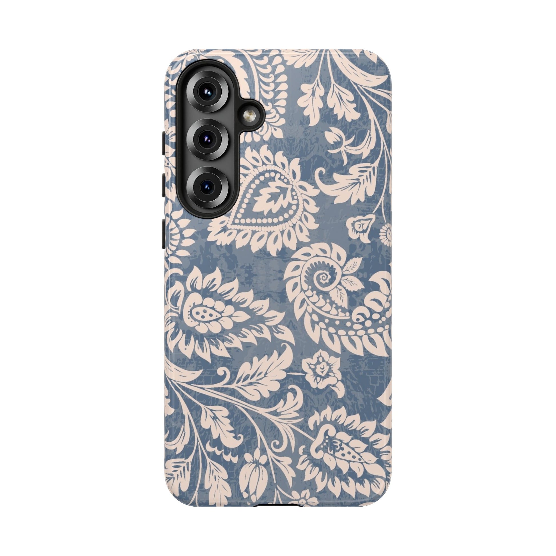 Blue Boho Pattern Tough Samsung Phone Case