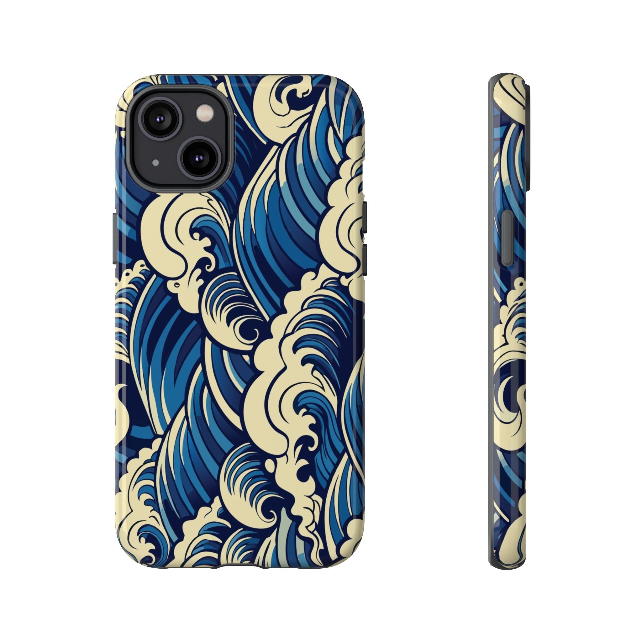 Blue Ocean Wave Tough iPhone Case - MVB STUDIO STORE