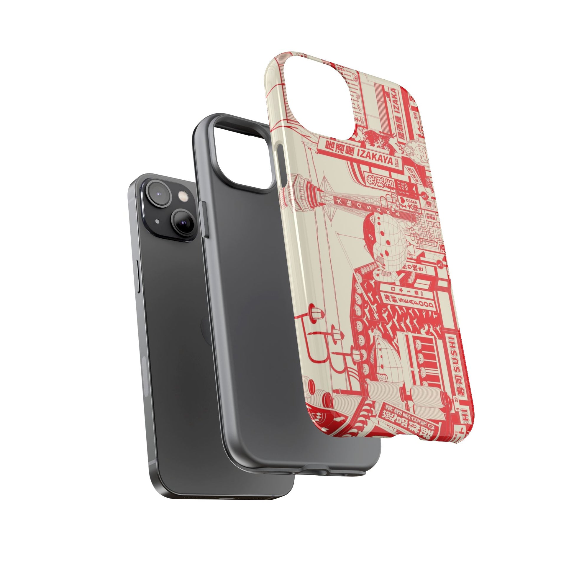 Osaka Sketch Tough Phone Case for iPhone 14 Models