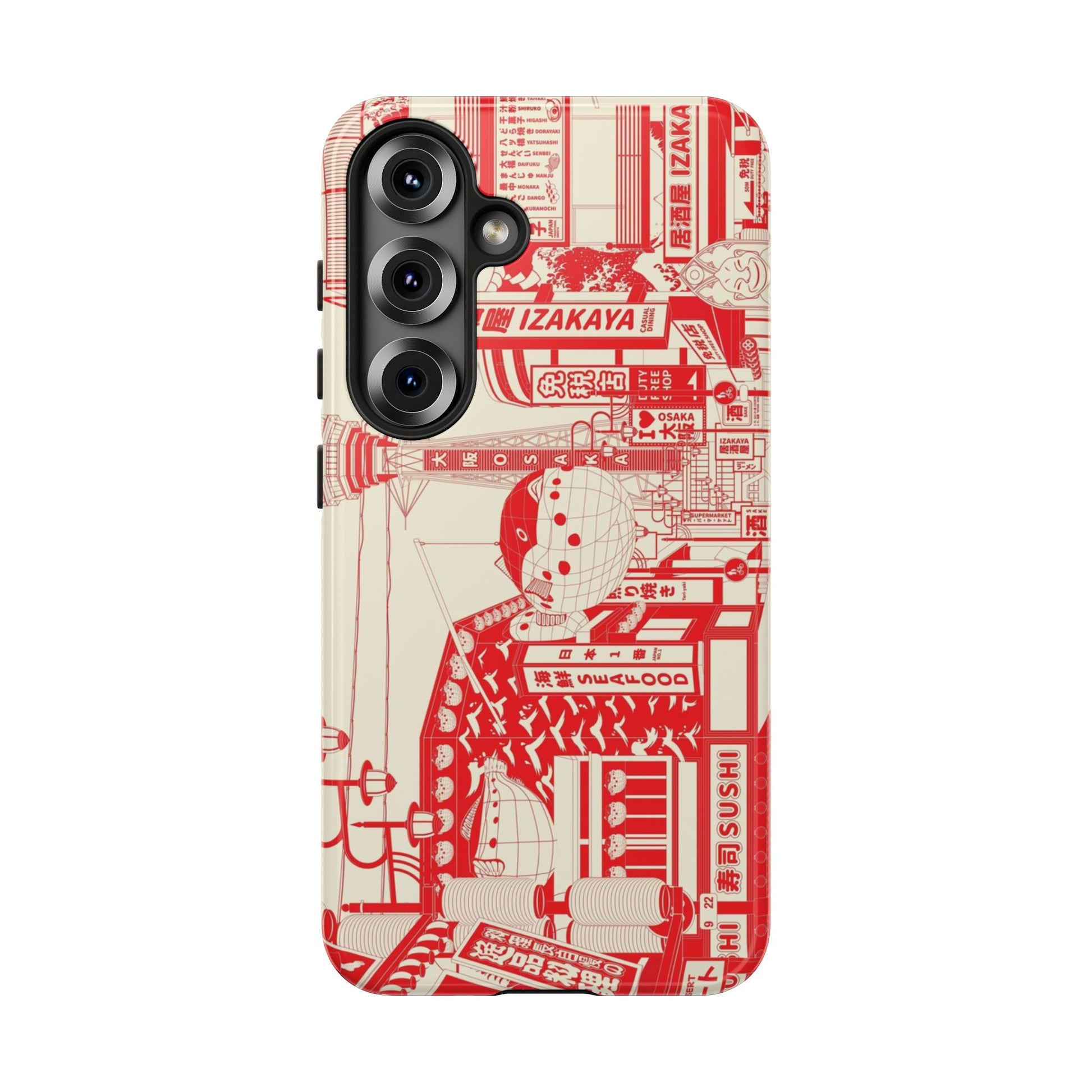 Osaka Sketch Tough Samsung Phone Case