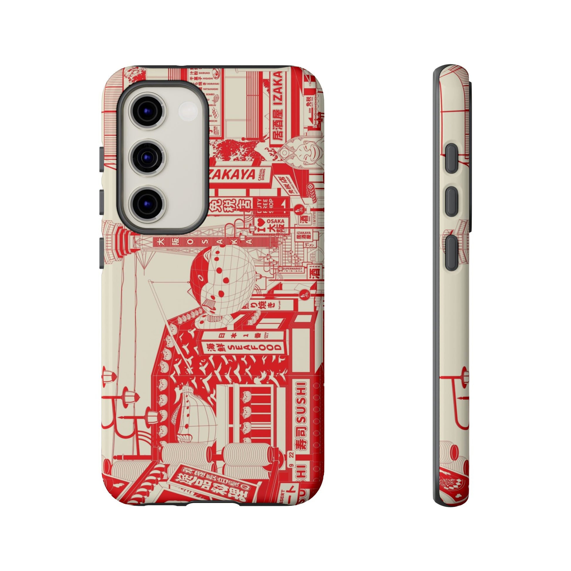 Osaka Sketch Tough Samsung Phone Case