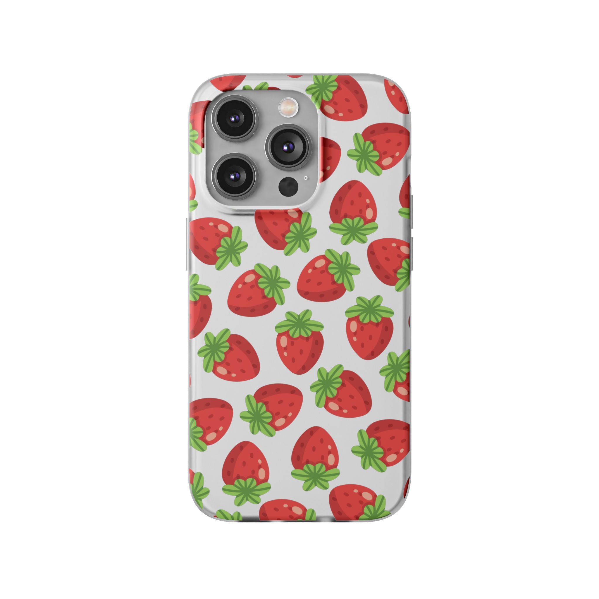 Strawberry Soft Flexi Case - iPhone - MVB STUDIO STORE