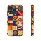 Geometric Pattern Tough iPhone Case - MVB STUDIO STORE