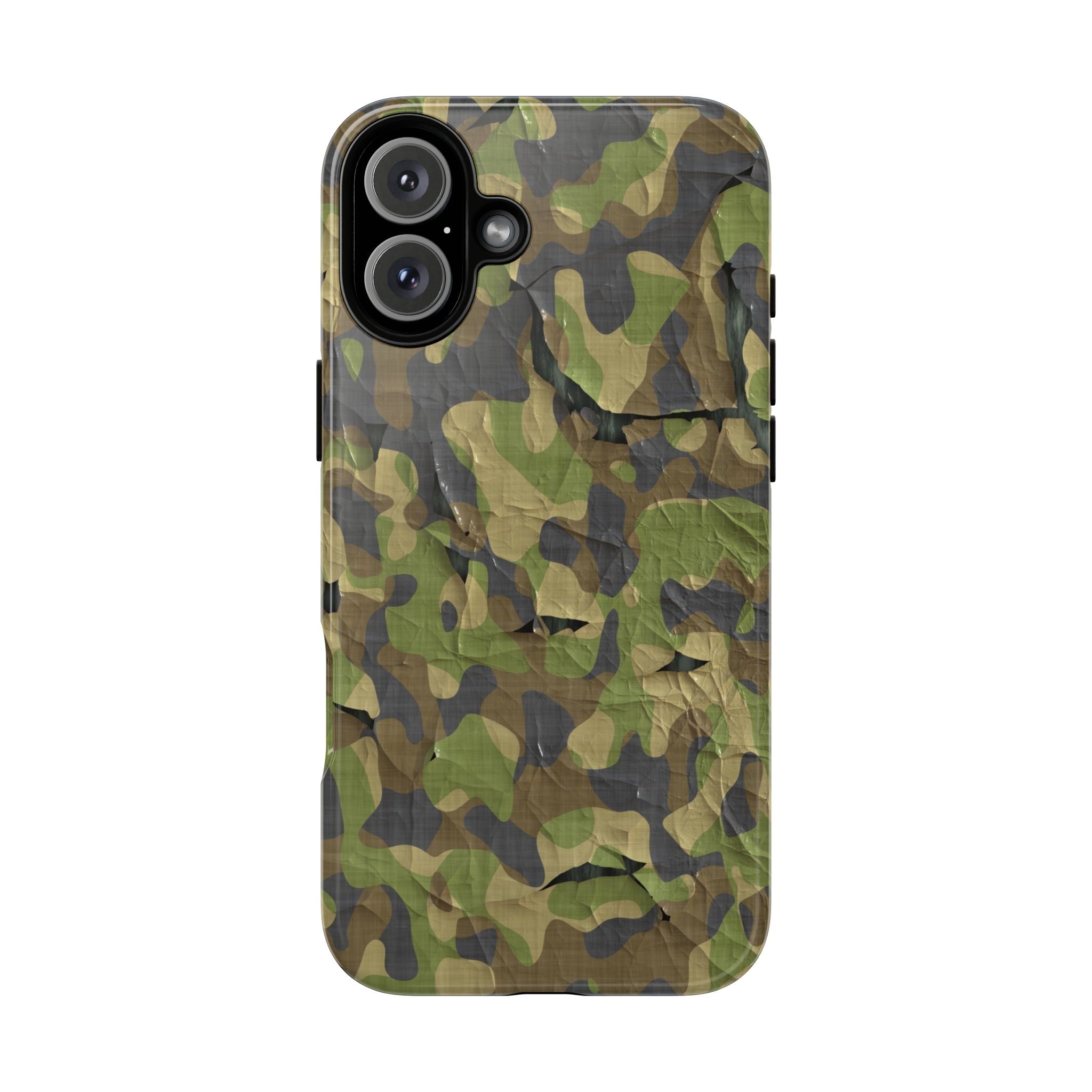Ripped Camouflage Tough iPhone Case - MVB STUDIO STORE