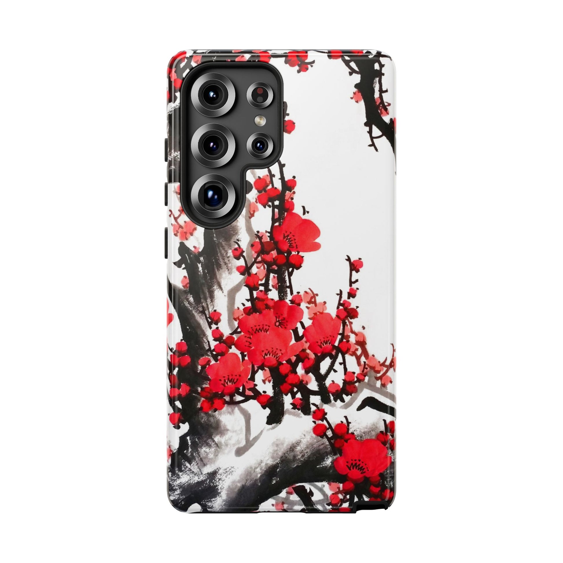 Plum Blossom Ink Tough Samsung Phone Case