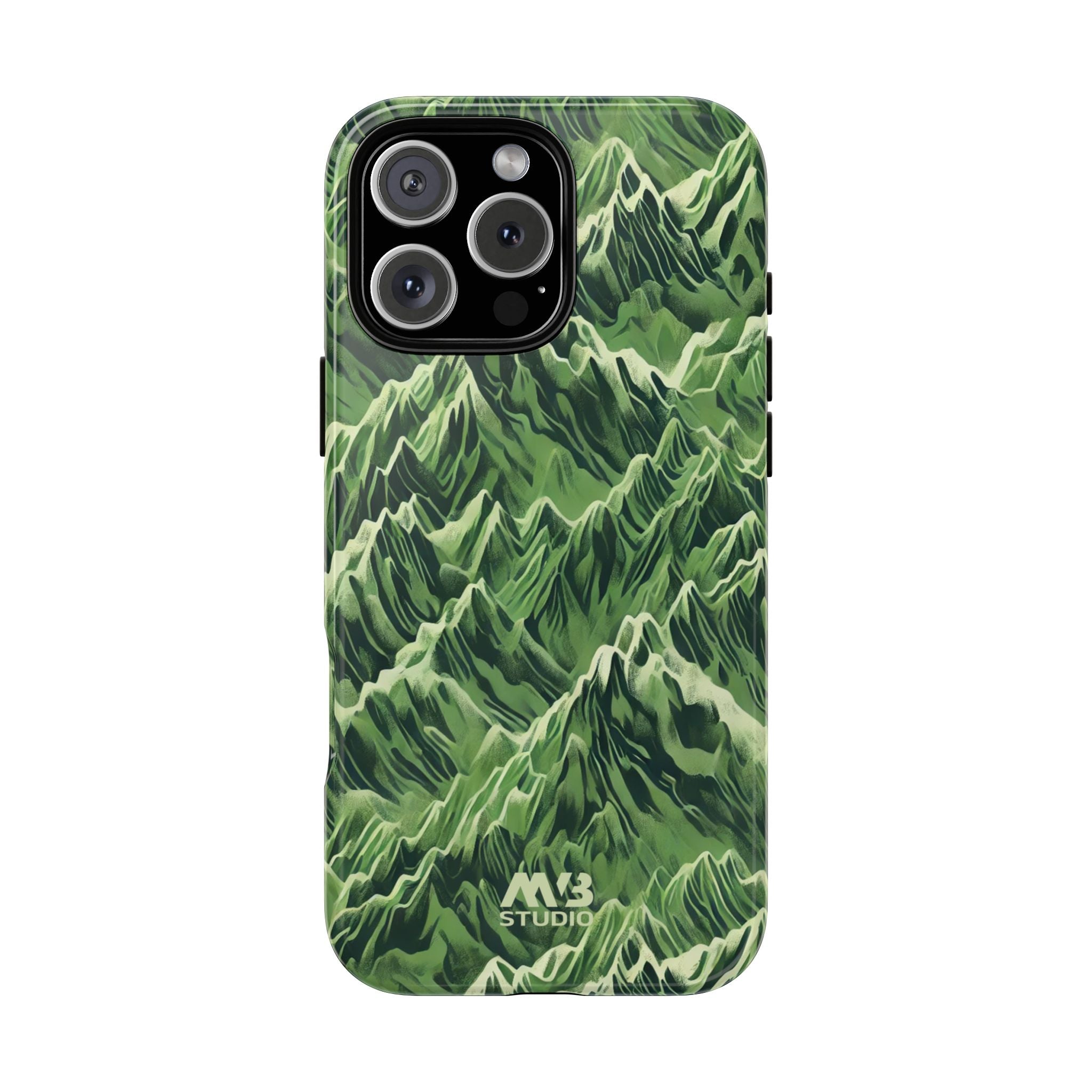 Green Terrains Tough iPhone Case - MVB STUDIO STORE