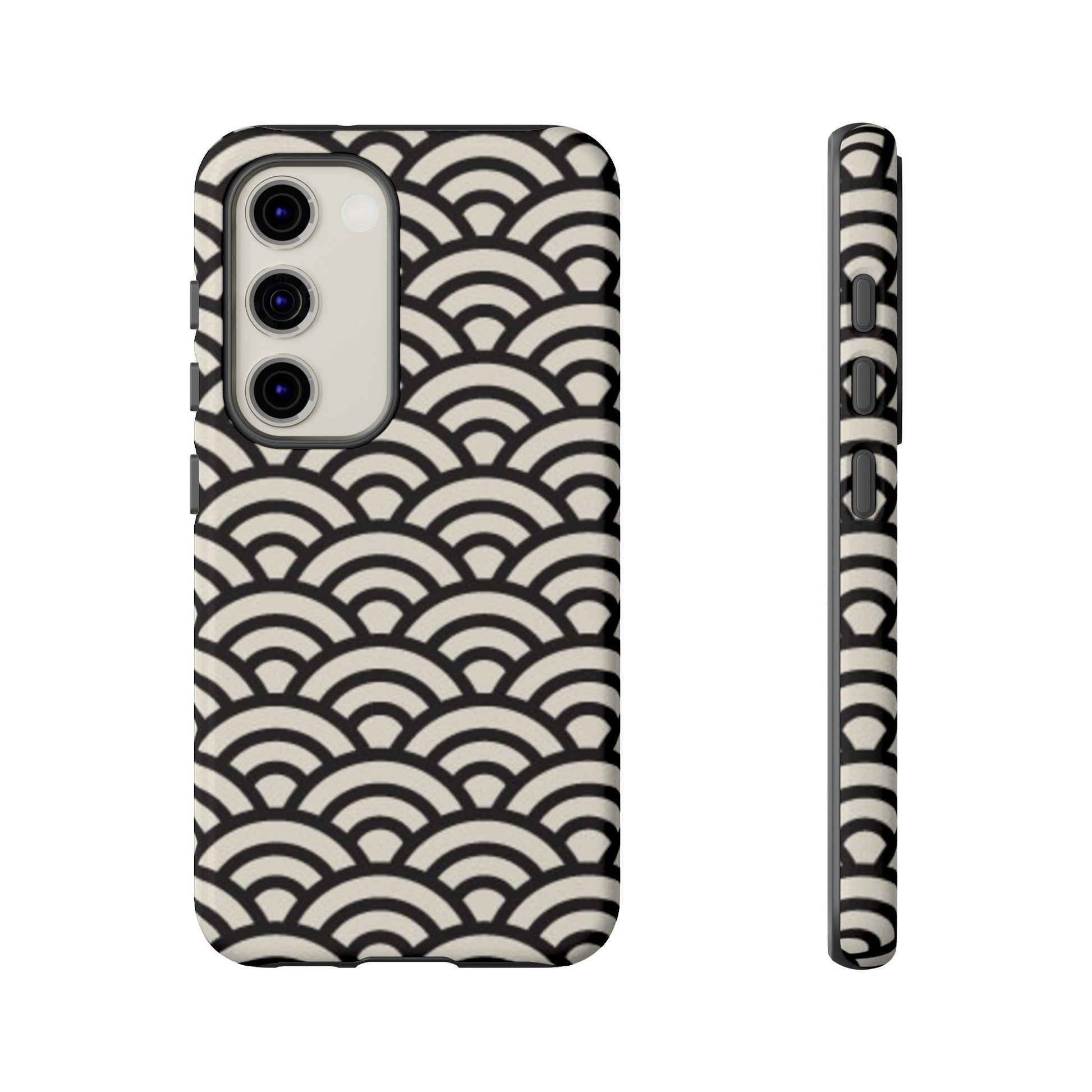 Japanese Wave Pattern Tough Samsung Phone Case