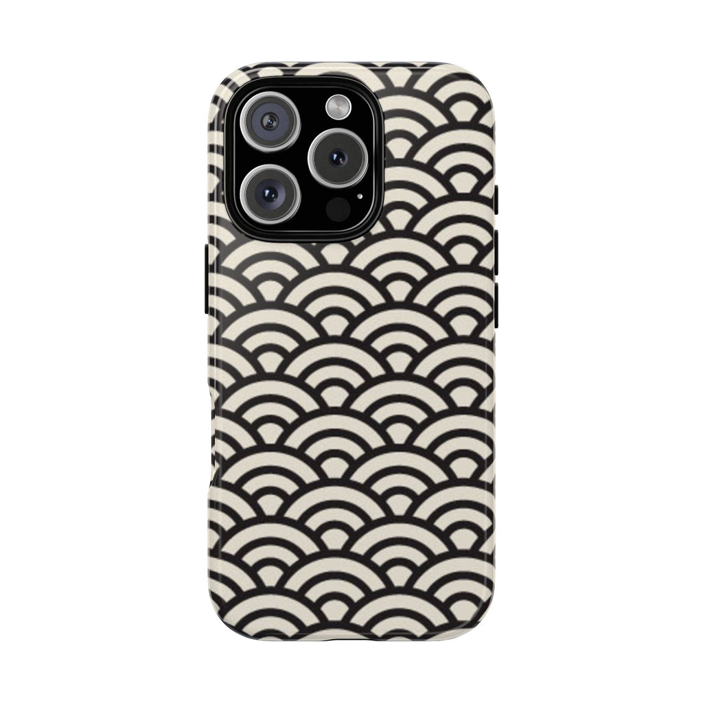 Japanese Wave Pattern Tough iPhone Case - MVB STUDIO STORE