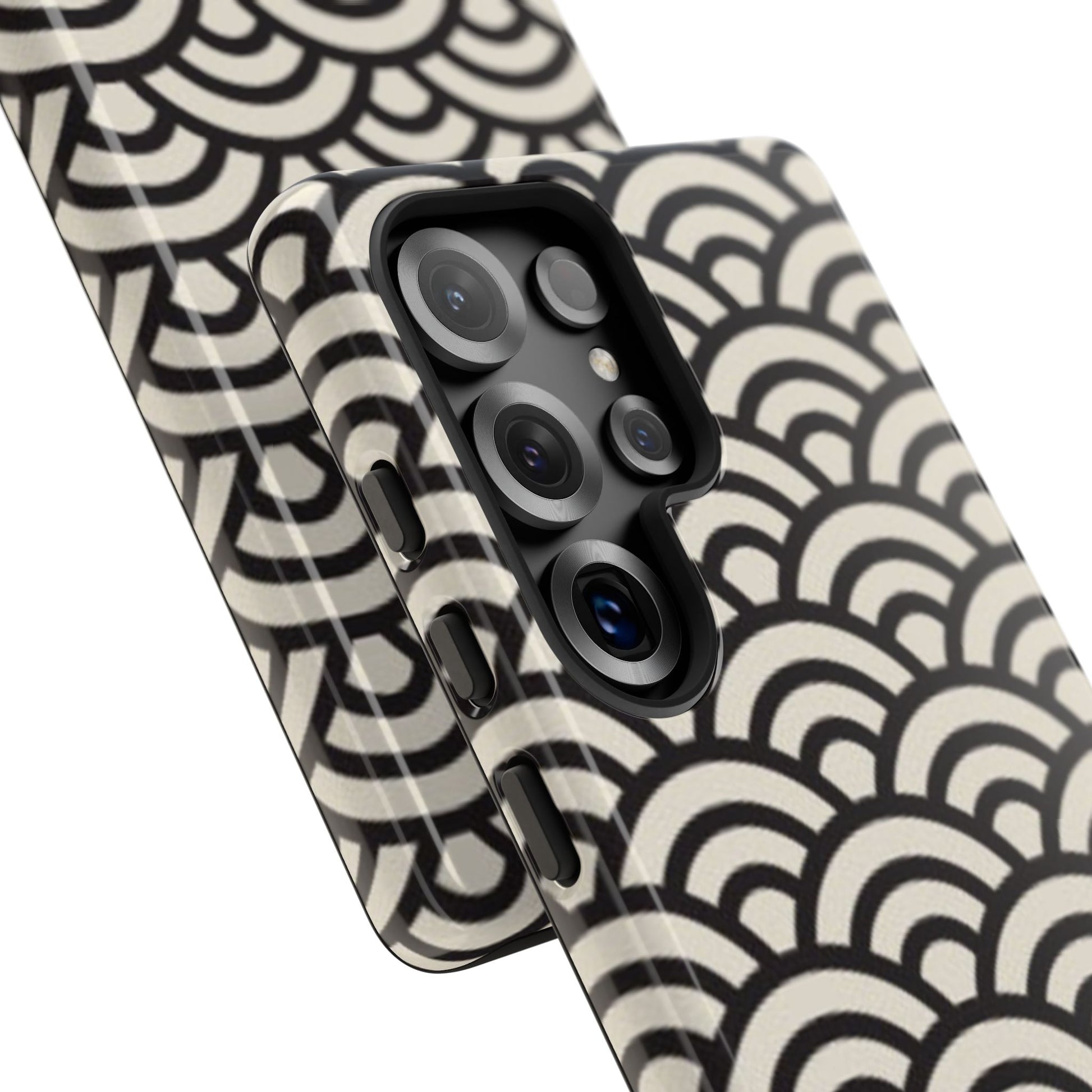 Japanese Wave Pattern Tough Samsung Phone Case