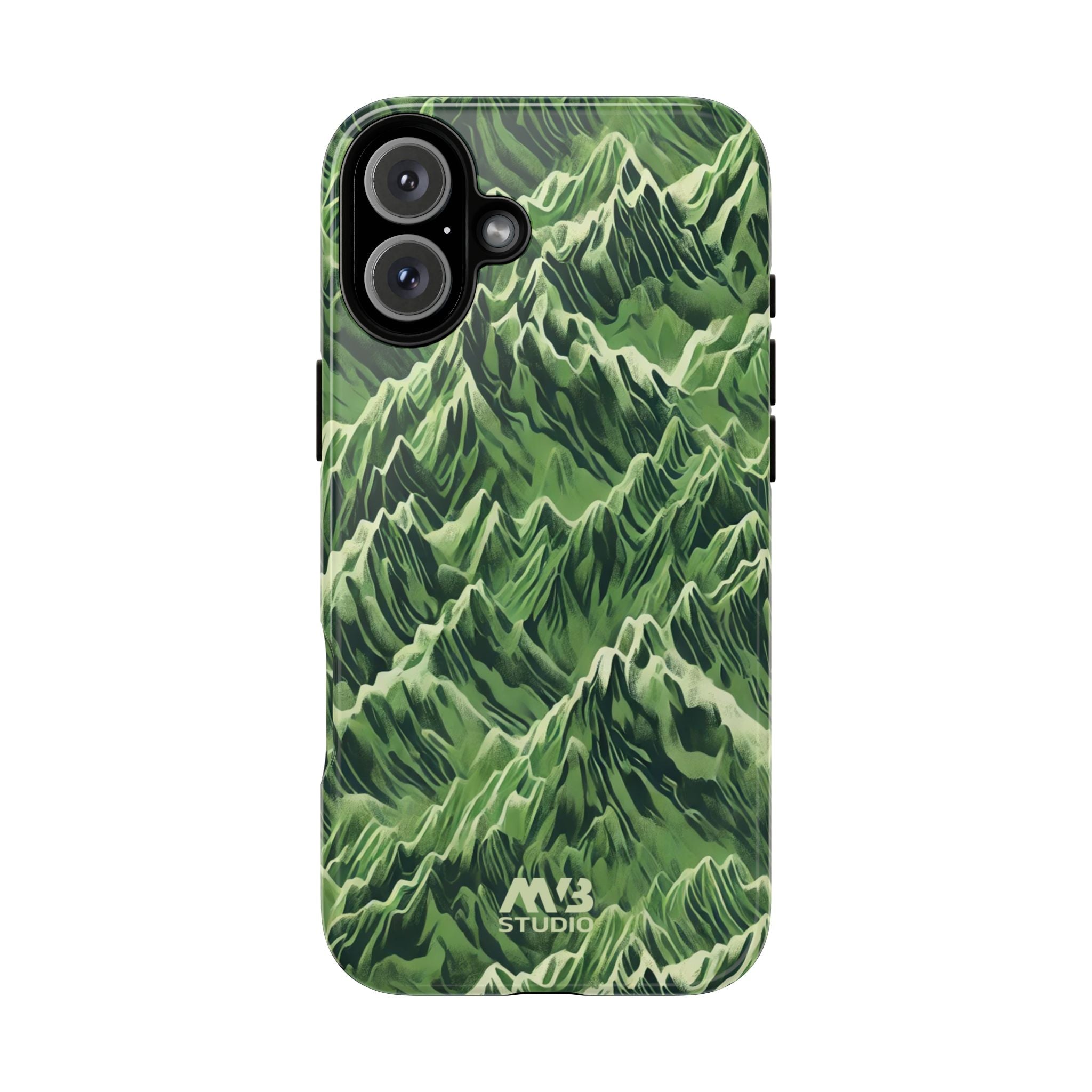 Green Terrains Tough iPhone Case - MVB STUDIO STORE