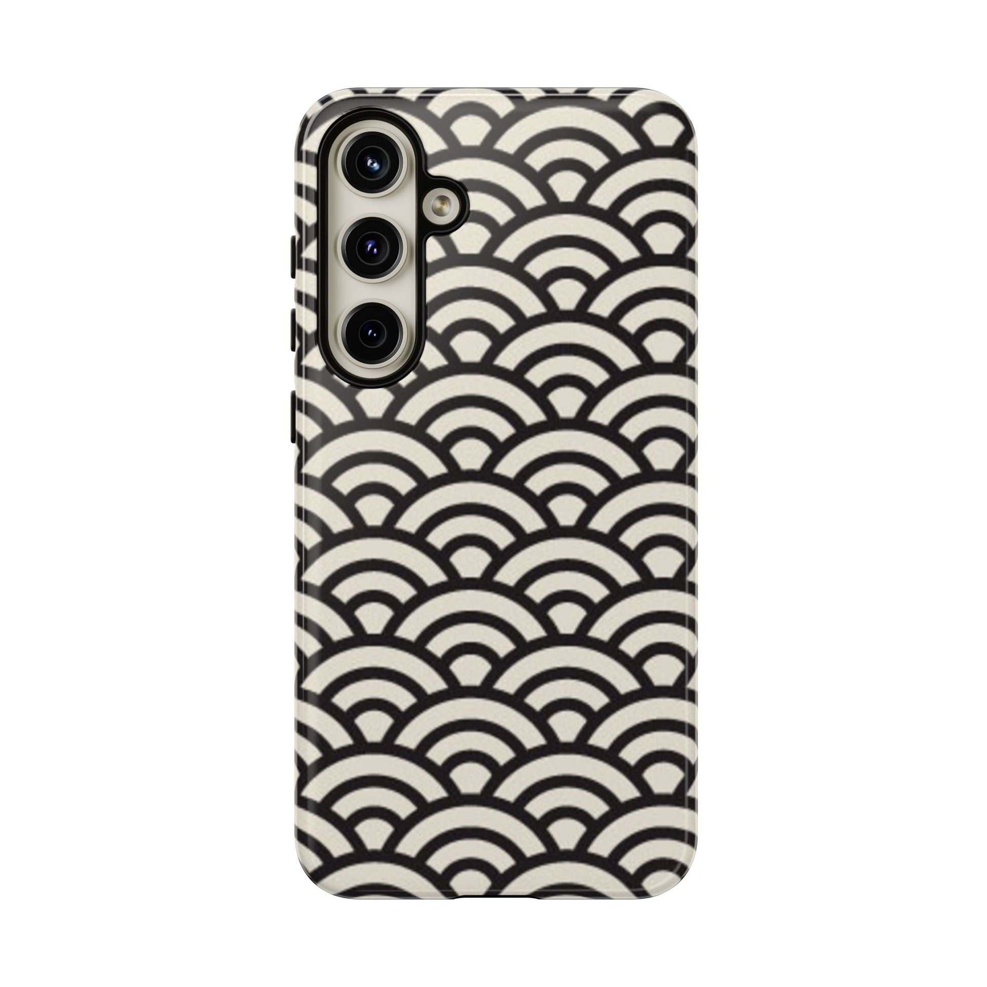 Japanese Wave Pattern Tough Samsung Phone Case
