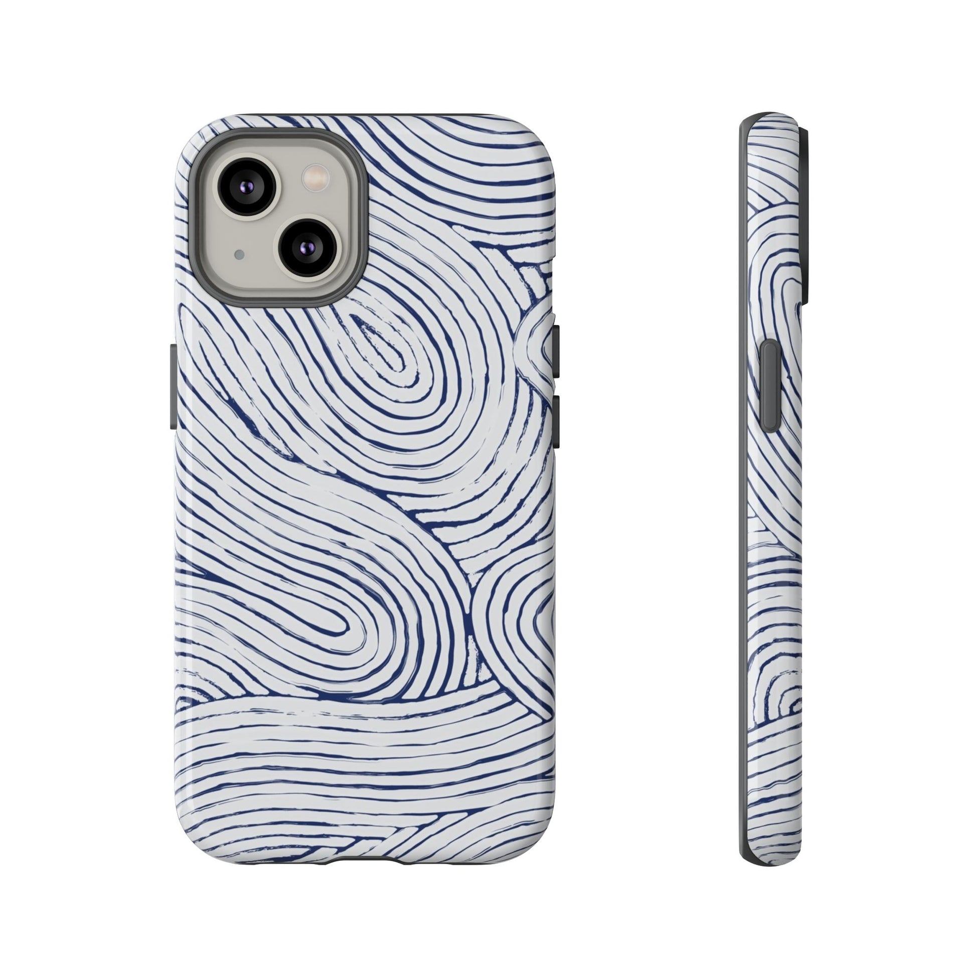 Indigo Flow Tough iPhone Case - MVB STUDIO STORE