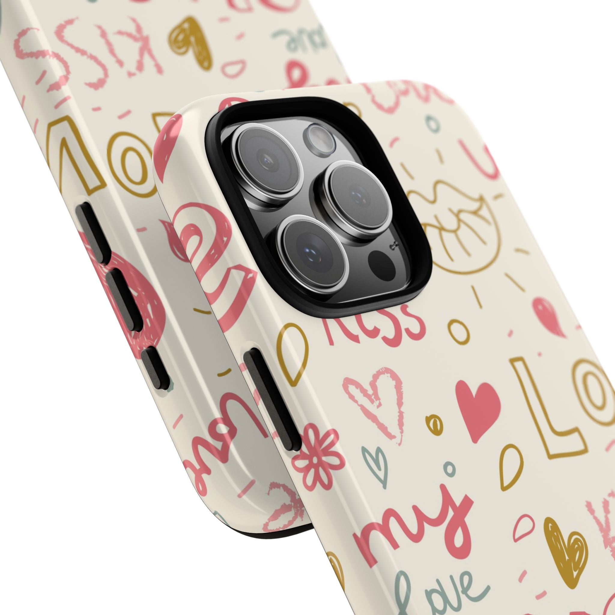 Kiss. Love. Tough iPhone Case - MVB STUDIO STORE
