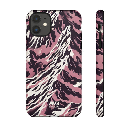Pink Camo Tough Phone Case - iPhone