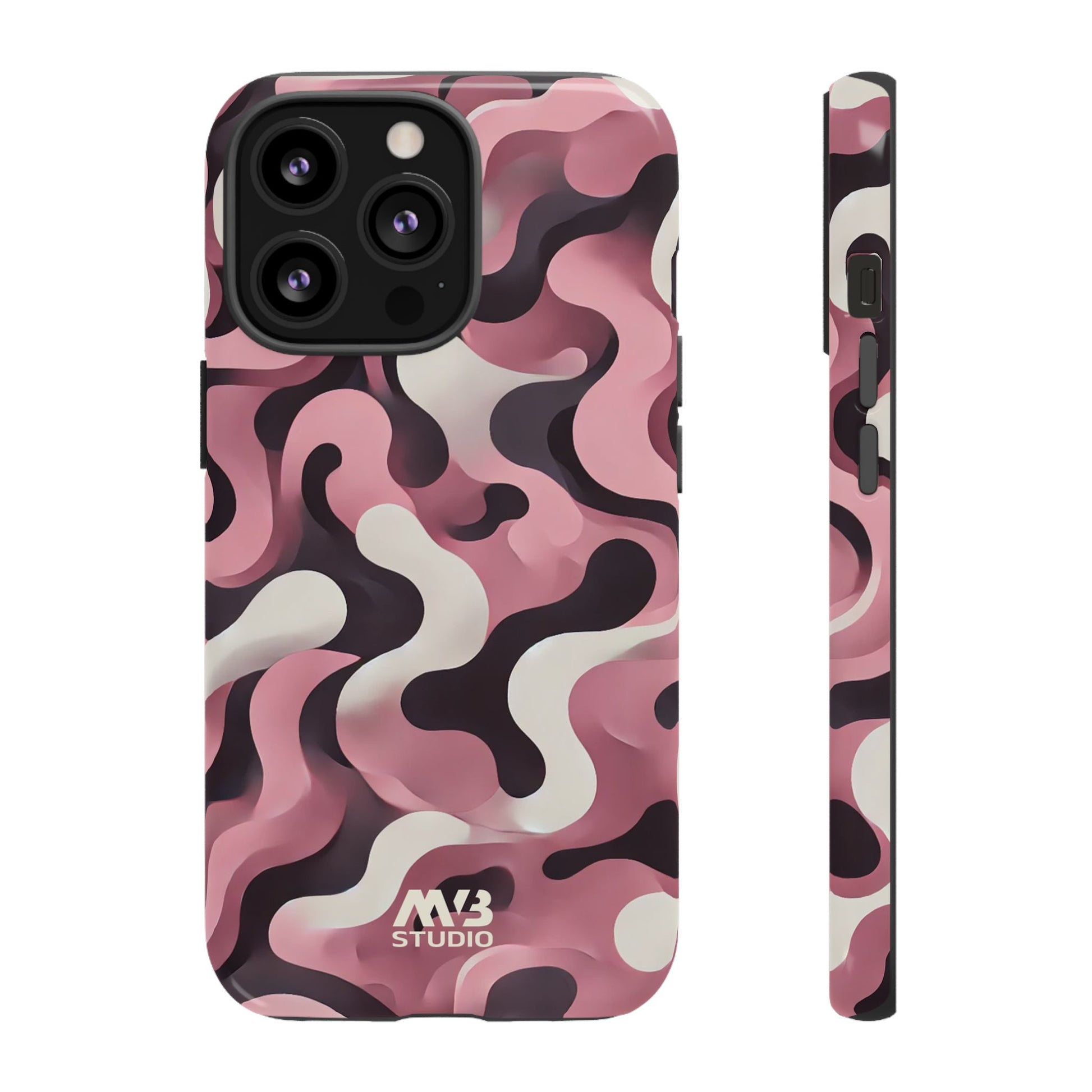 Pink Camouflage Tough iPhone Case