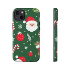 Green Christmas Tough iPhone Case - MVB STUDIO STORE