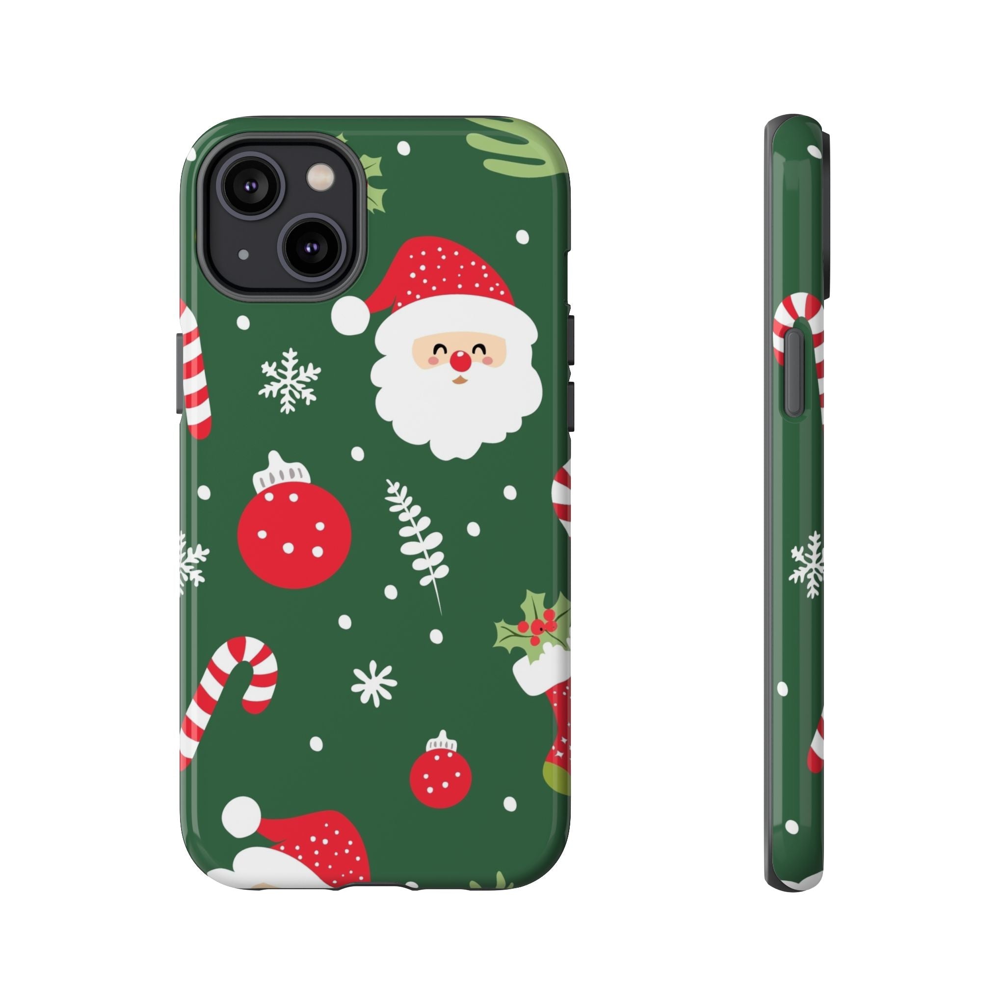 Green Christmas Tough iPhone Case - MVB STUDIO STORE