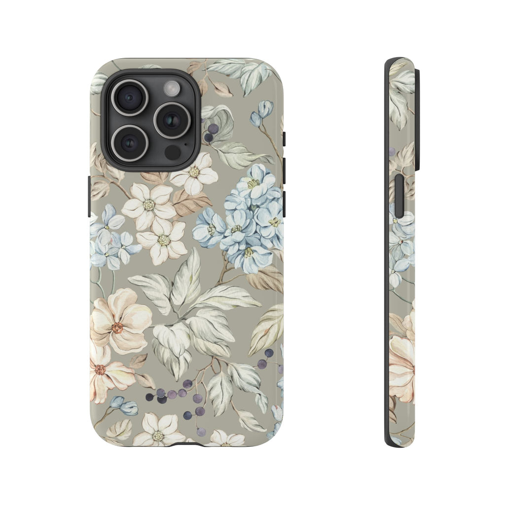 Vintage Flowers Tough iPhone Case - MVB STUDIO STORE