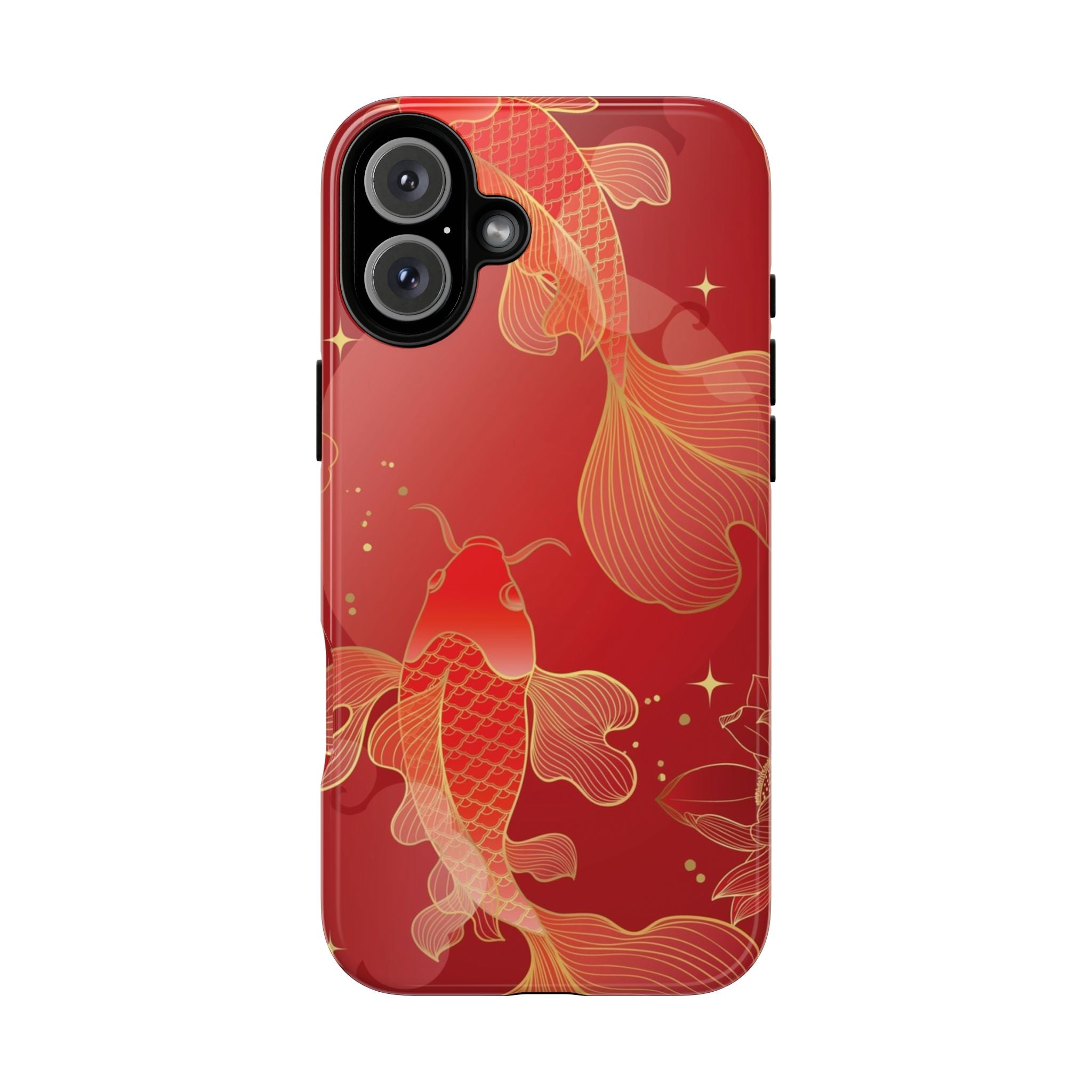 Red Koi Tough iPhone Case - MVB STUDIO STORE