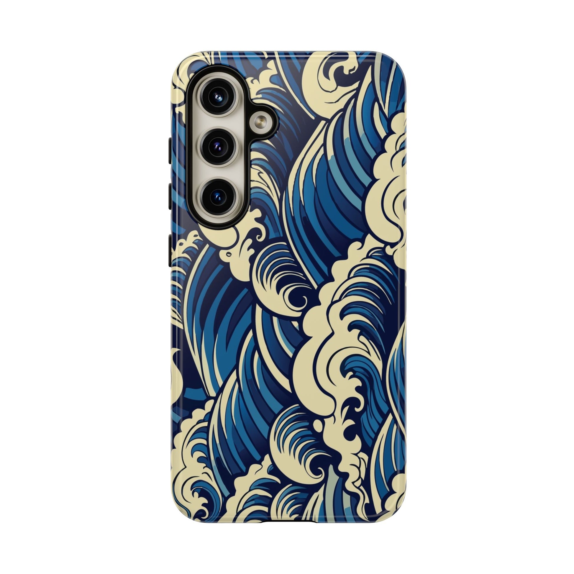 Blue Ocean Wave Tough Samsung Phone Case