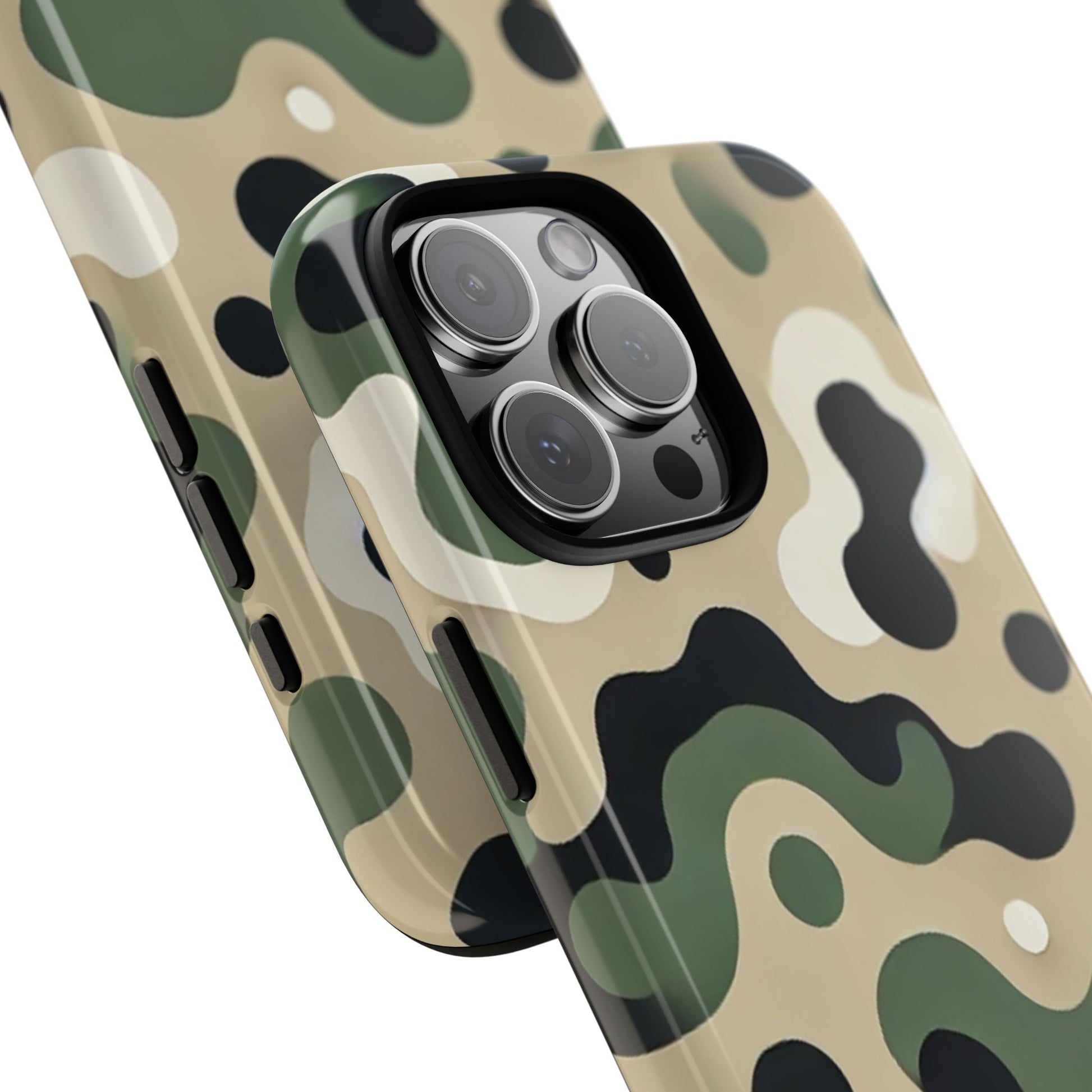 Green Camouflage Tough iPhone Case - MVB STUDIO STORE
