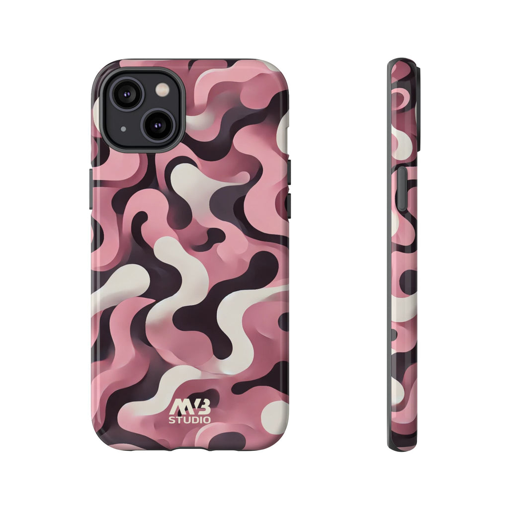 Pink Camouflage Tough iPhone Case - MVB STUDIO STORE