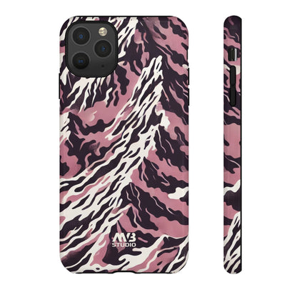 Pink Camo Tough Phone Case - iPhone
