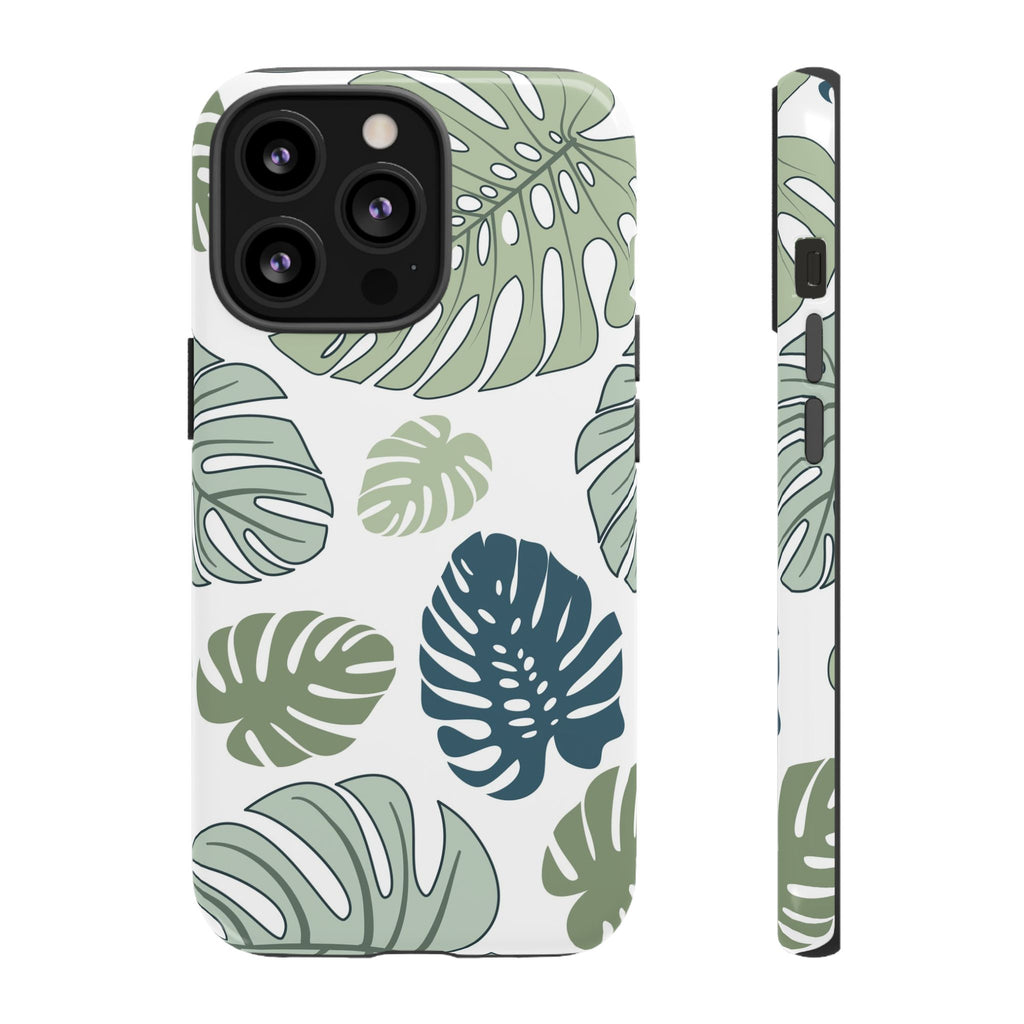 Monstera Leaves Tough iPhone Case - MVB STUDIO STORE