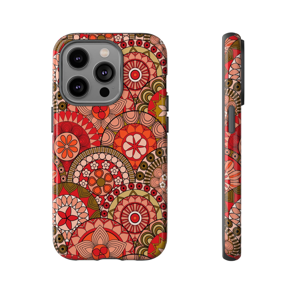 Boho Mandala Flower Tough iPhone Case - MVB STUDIO STORE
