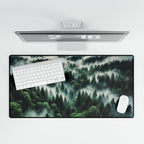 Forest Mist Desk Mat – Extended Gaming & Office Mousepad
