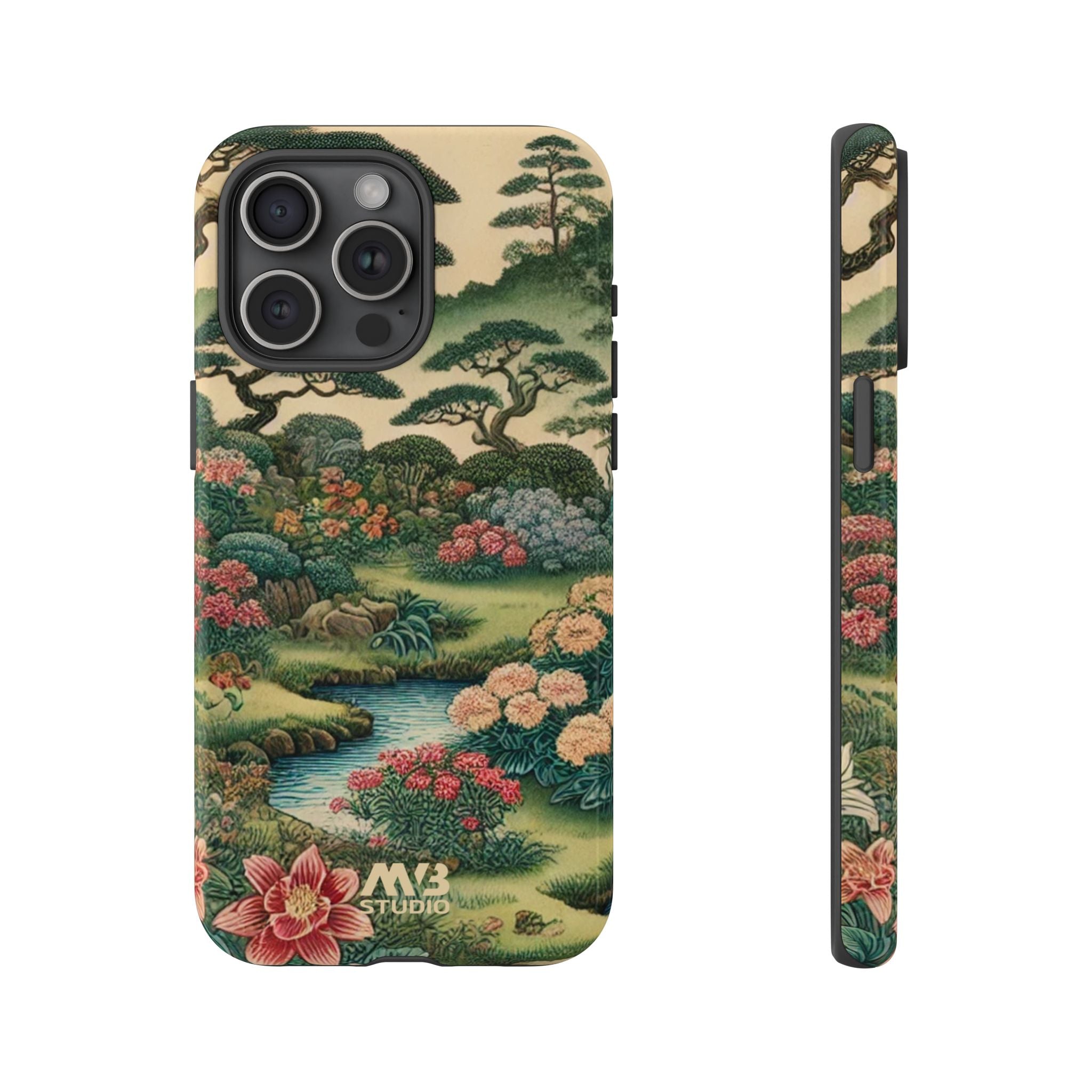 Japanese Botanical Garden Tough iPhone Case - MVB STUDIO STORE