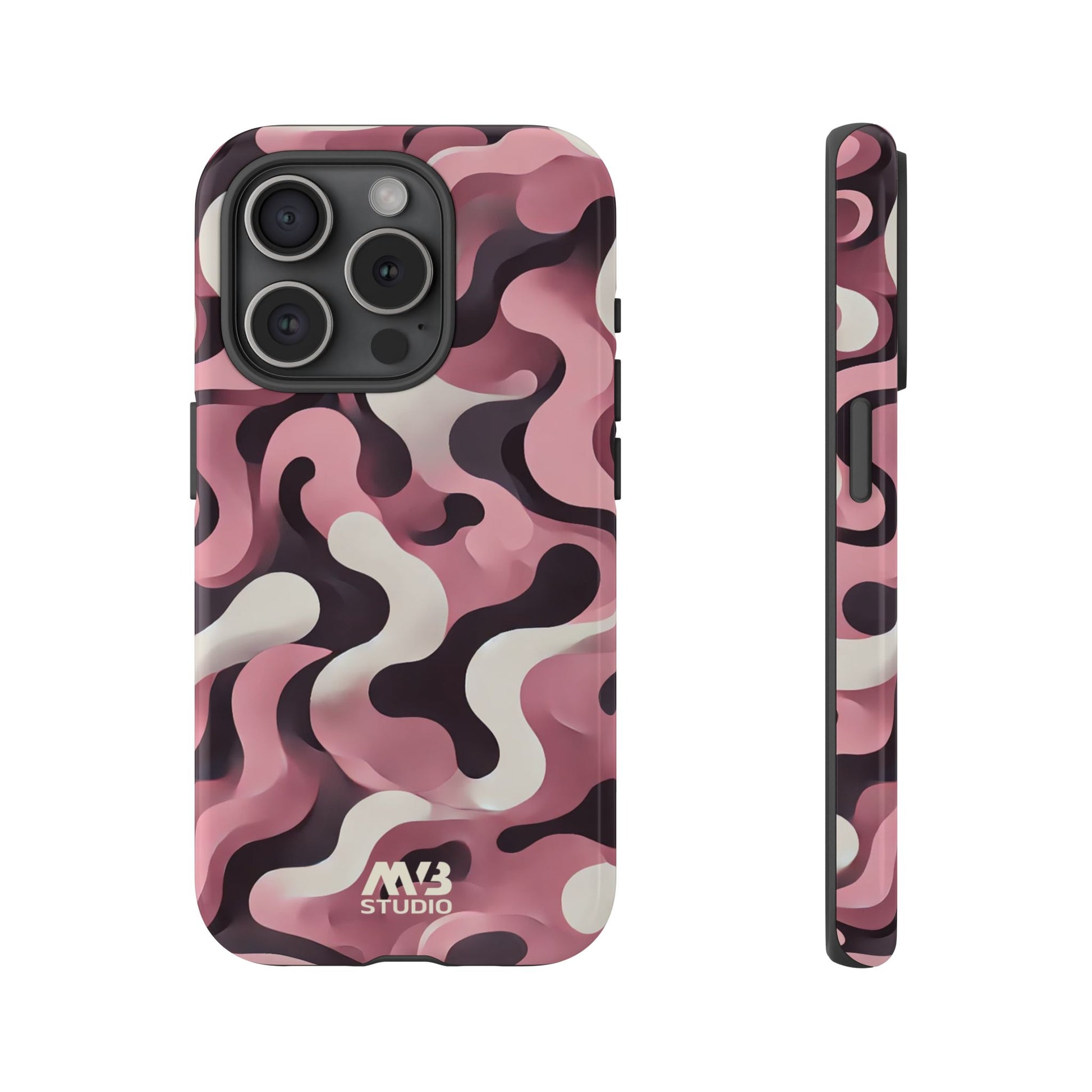 Pink Camouflage Tough iPhone Case