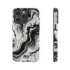 Black & White Tough iPhone Case - MVB STUDIO STORE