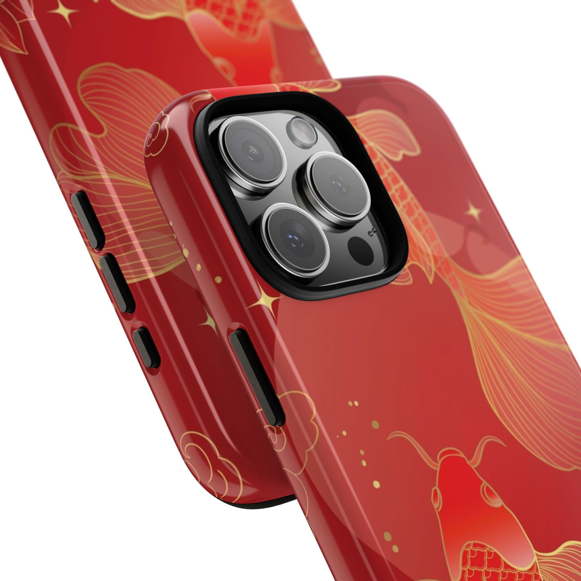 Red Koi Tough iPhone Case - MVB STUDIO STORE